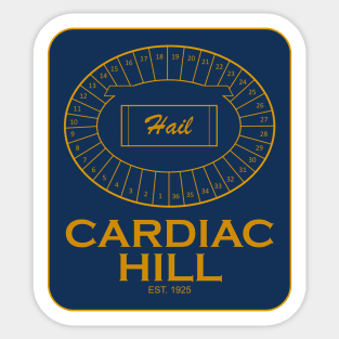 Cardiac Hill Sticker